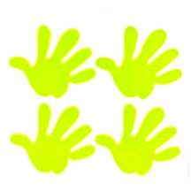 03942 Set autocolante fluorescente HANDS 