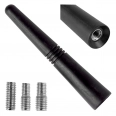 01509 Antena auto 9 cm cu 3 adaptoare 5/6/7 mm ANTM09