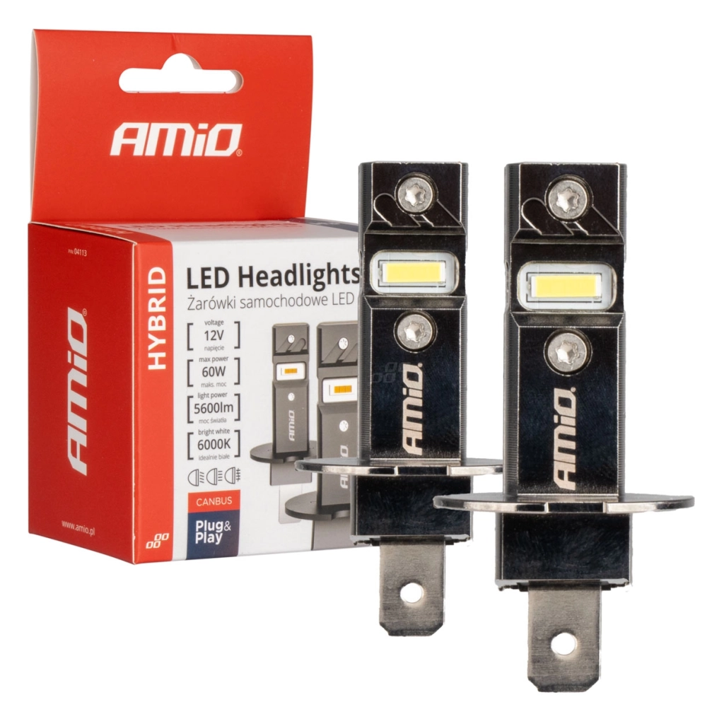04113 Светодиодные лампы LED Hybrid Series H3 6000K Canbus 60W