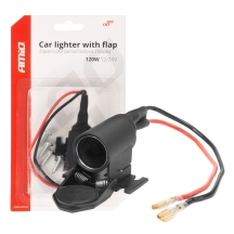 04128 Priza bricheta cu clapa 12/24V