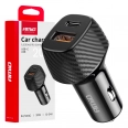 04282 Автомобильное зарядное устройство QC+PD 20 Вт USB-A+USB-C