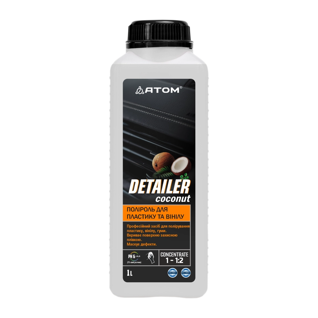 DETAILER COCONUT Lustruitor p-u plastic si vinil1 lit.