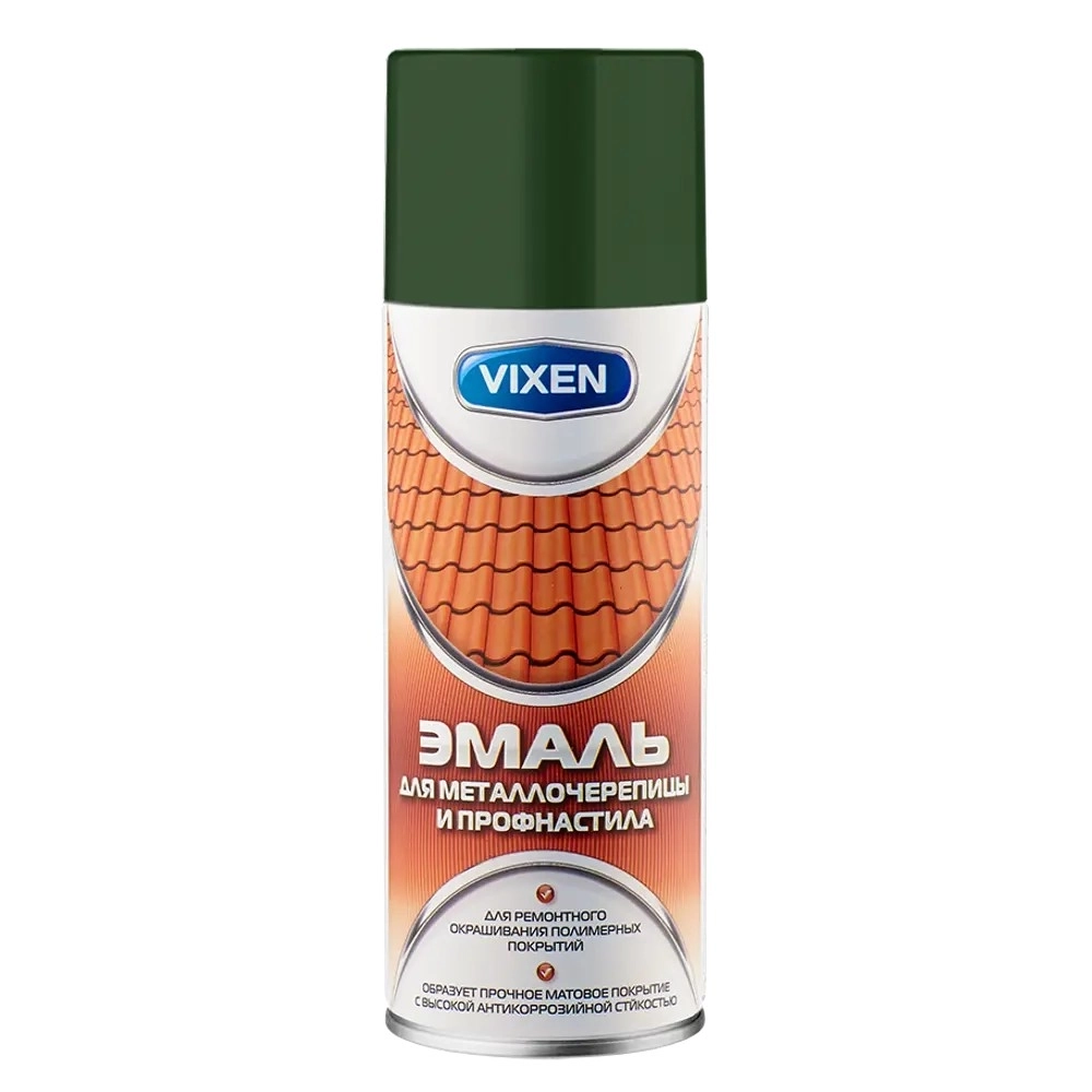 VX-46005 LM Vopsea pentru țiglă metalică și tablă cutată, verde mușchi (RAL6005) 520 ml