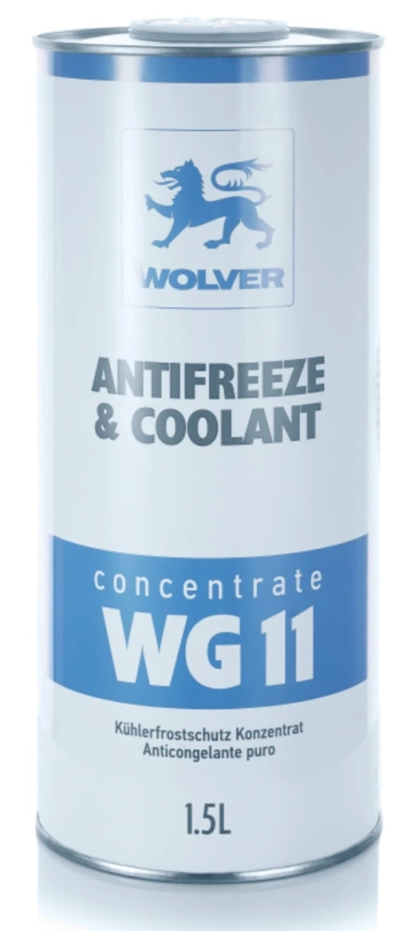 WOLVER AntiFreeze WG11 (BLUE) 1.5L/антифриз