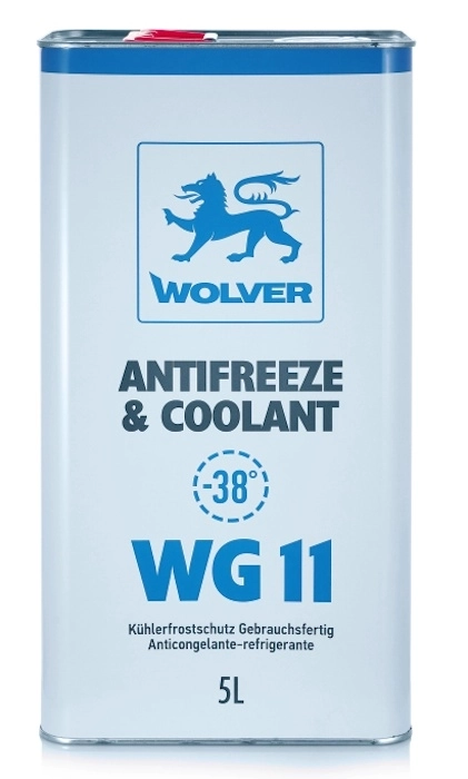 WOLVER AntiFreeze WG11 (BLUE) 5L/антифриз