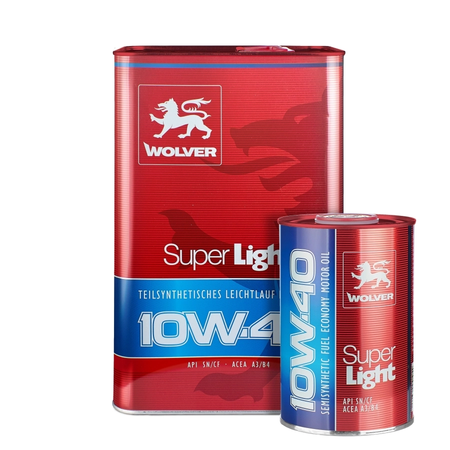 WOLVER Super Light SN/CF 10W-40  4L масло техническое ж/б