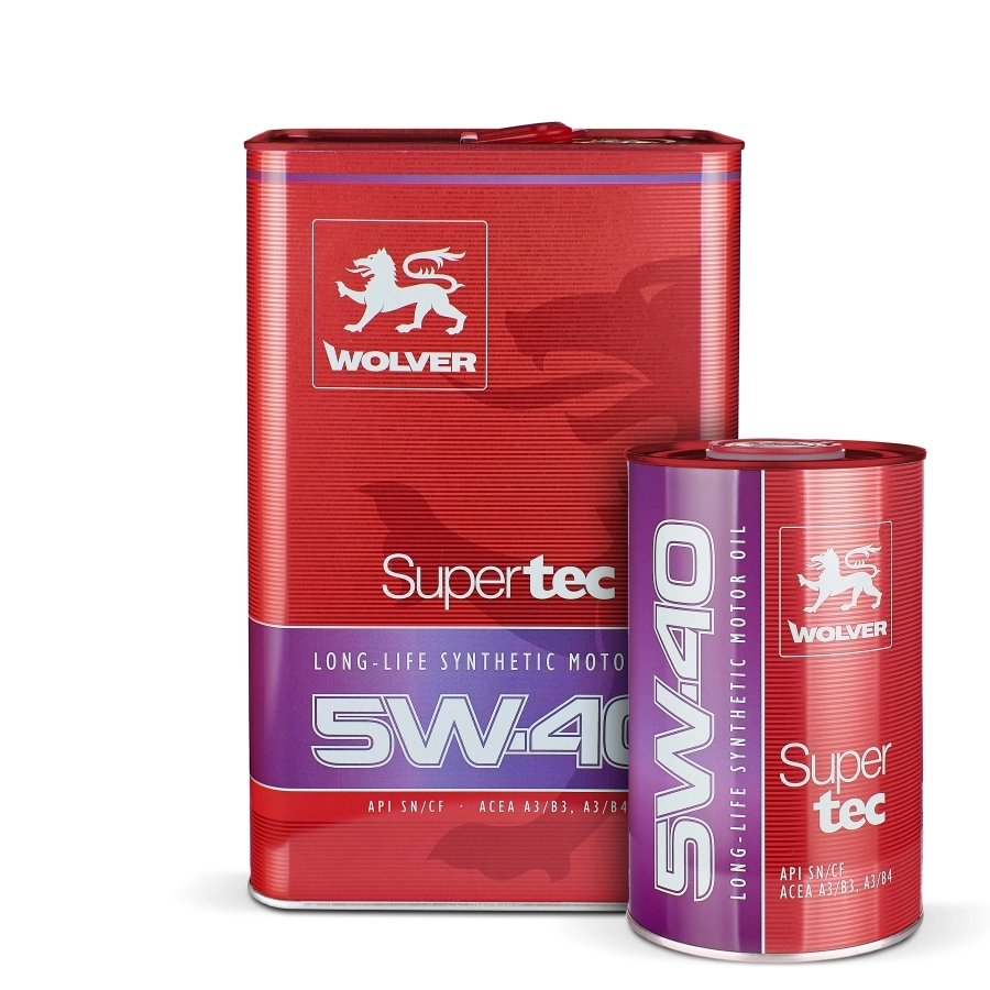WOLVER SuperTec  SN/CF 5W40 4L масло техническое ж/б